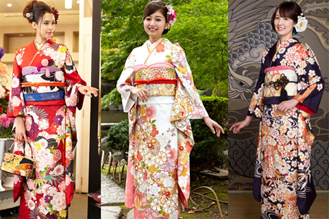 柄と色で違う！ 体型、肌色に合わせた振袖選び