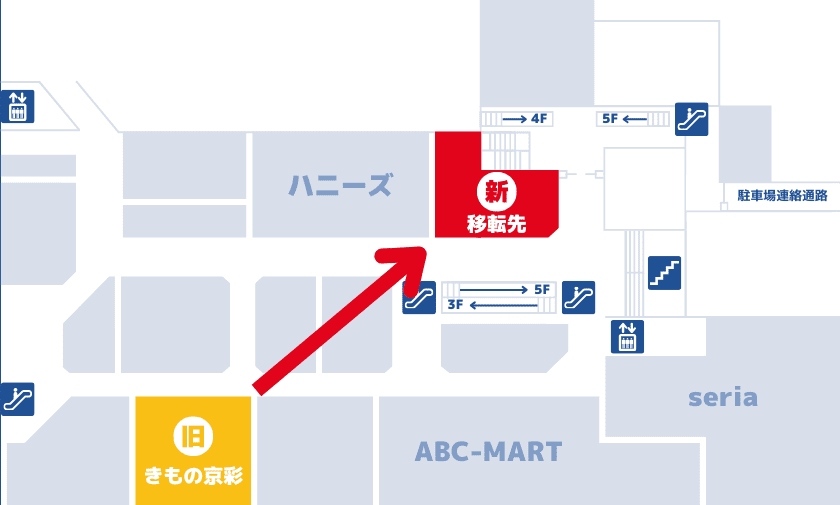 ラスカ平塚店フロア案内図