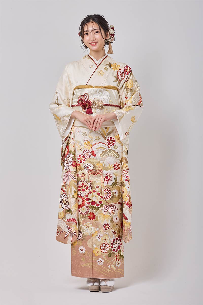 保護中: 【MK-1703】やわらかな白に華やぎを織りなす古典美の極み