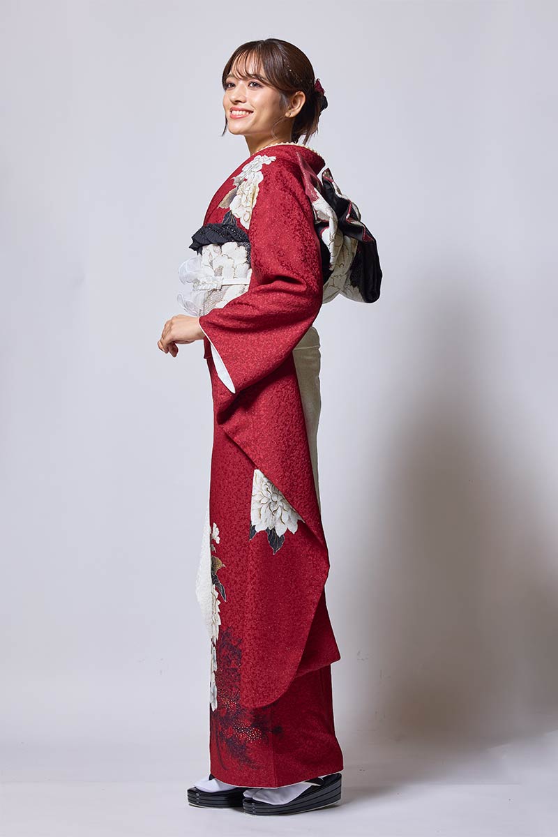 【MK-1706】モダンに艶めく赤と白のハーモニー