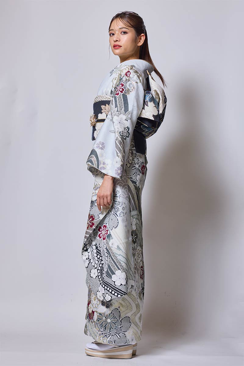 保護中: 【MK-1710】上質な配色がつくるモダンに咲く古典柄