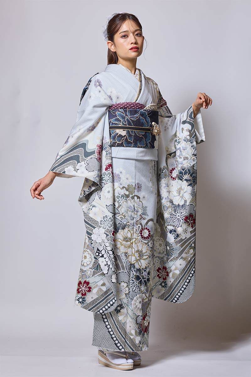 保護中: 【MK-1710】上質な配色がつくるモダンに咲く古典柄